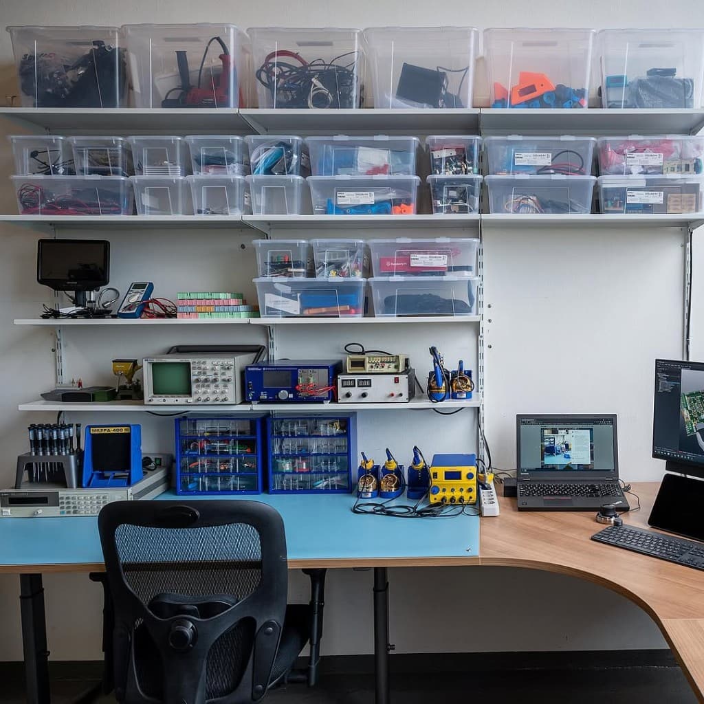 Electronics workshop for school and innovation projects